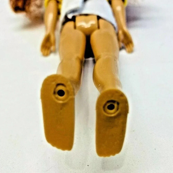 KID KORE 1992 Doll 1990 Red Hair Violet Eyes Two Piece Outfit 8" Tall - Picture 7 of 11